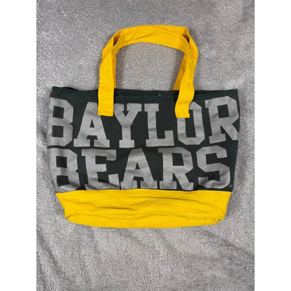 Forever Collectibles Baylor Bears Tote Bag Unisex OS Green Gold Good Canvas NCAA